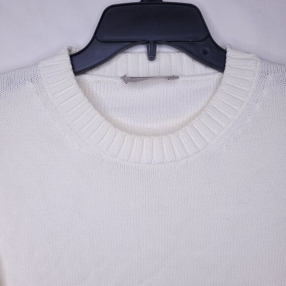 Everlane Sweater Womens XS White Cropped Pullover - Picture 2 of 12